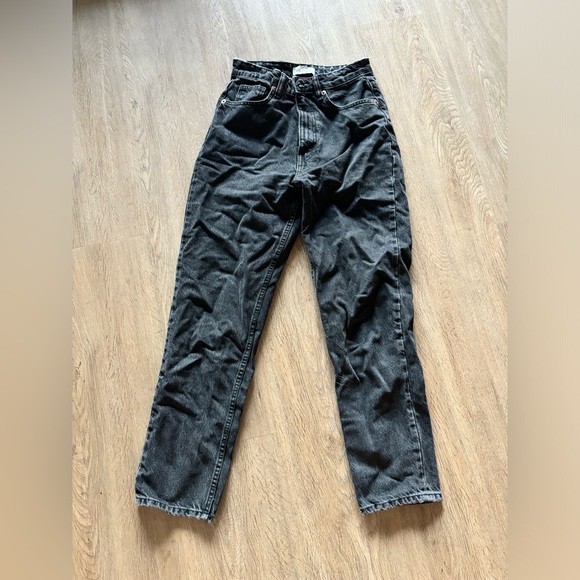 Zara black mom fit jeans size 4 - Picture 2 of 3